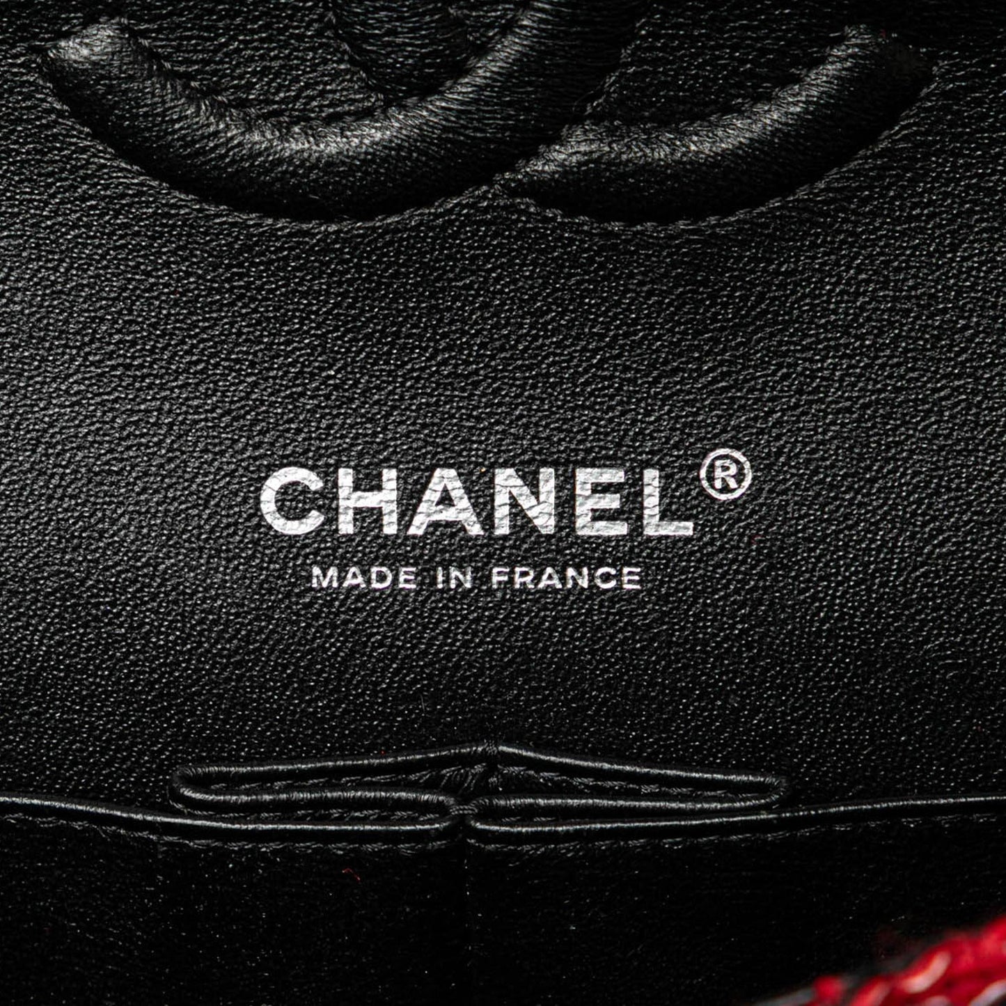 Chanel Medium Tweed Braided Charms Double Flap