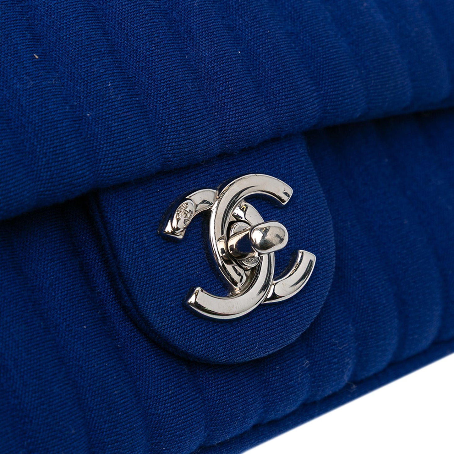 Chanel Medium Vertical Quilted Jersey Chain Flap