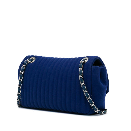 Chanel Medium Vertical Quilted Jersey Chain Flap