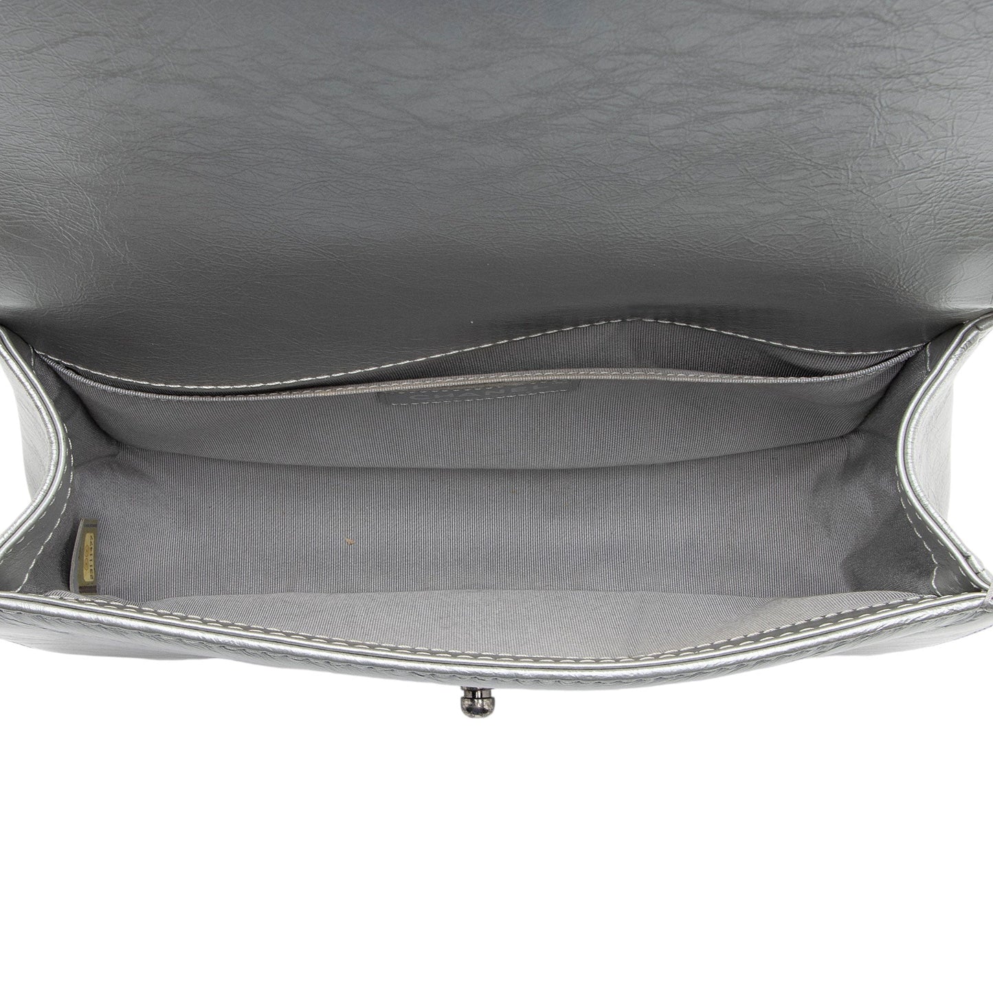 Chanel Metallic Aged Calfskin Chain Top Handle Medium Boy Bag (SHF-RO5g92)