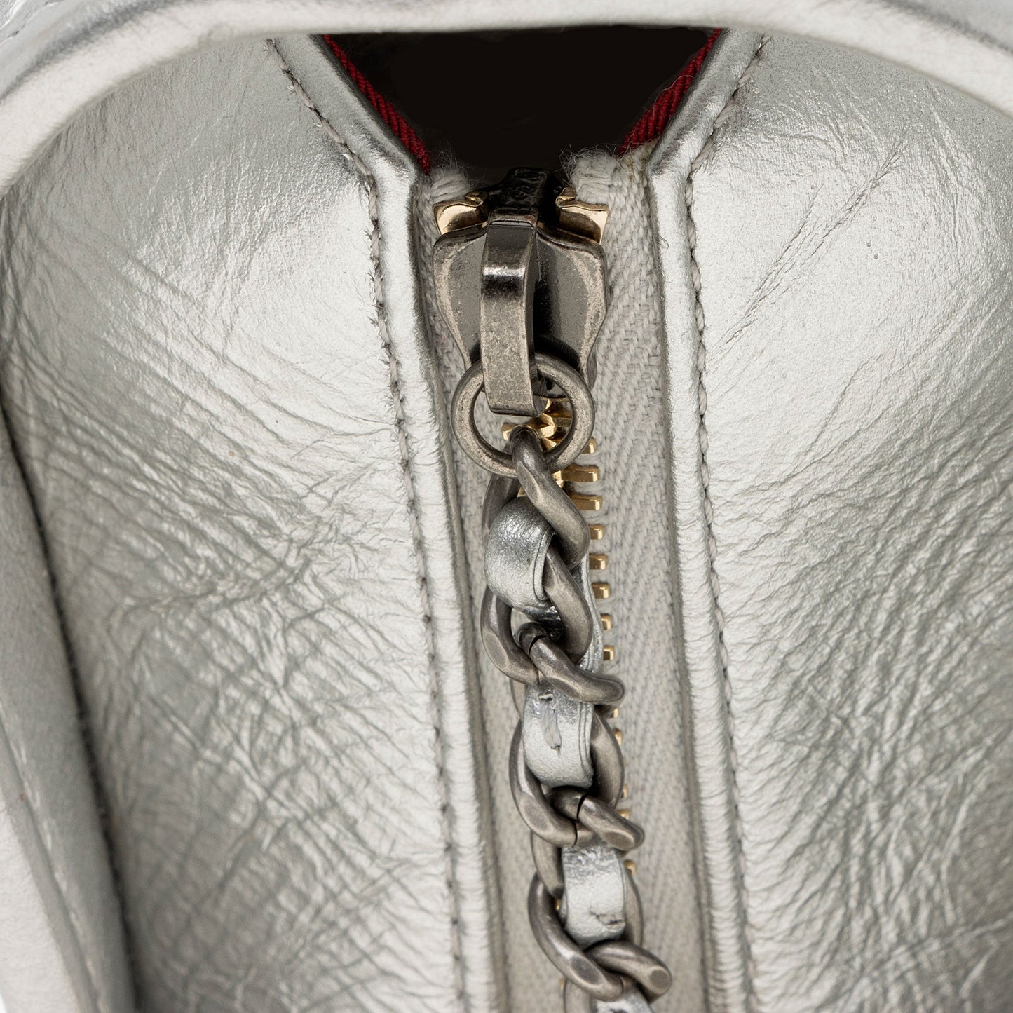 Chanel Metallic Aged Calfskin Gabrielle Medium Hobo (SHF-RJhsNR)