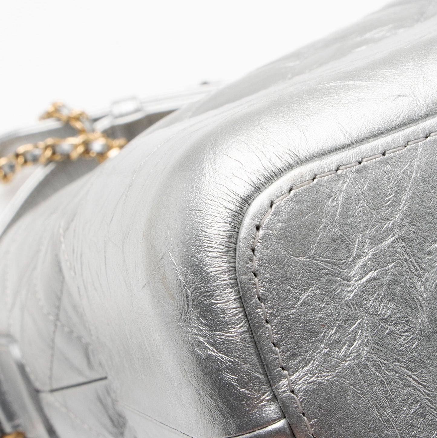 Chanel Metallic Aged Calfskin Gabrielle Medium Hobo (SHF-RJhsNR)