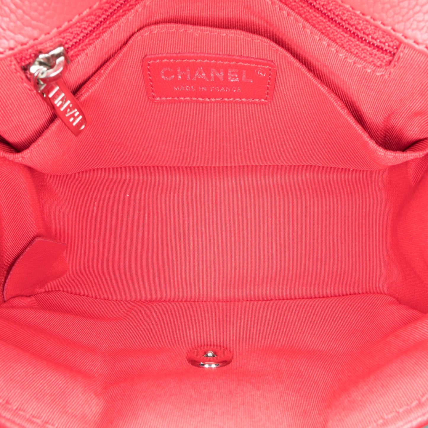 Chanel Mini Caviar Chevron Data Center Envelope Flap Bag