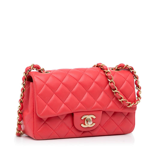 Chanel Mini Classic Lambskin Rectangular Single Flap
