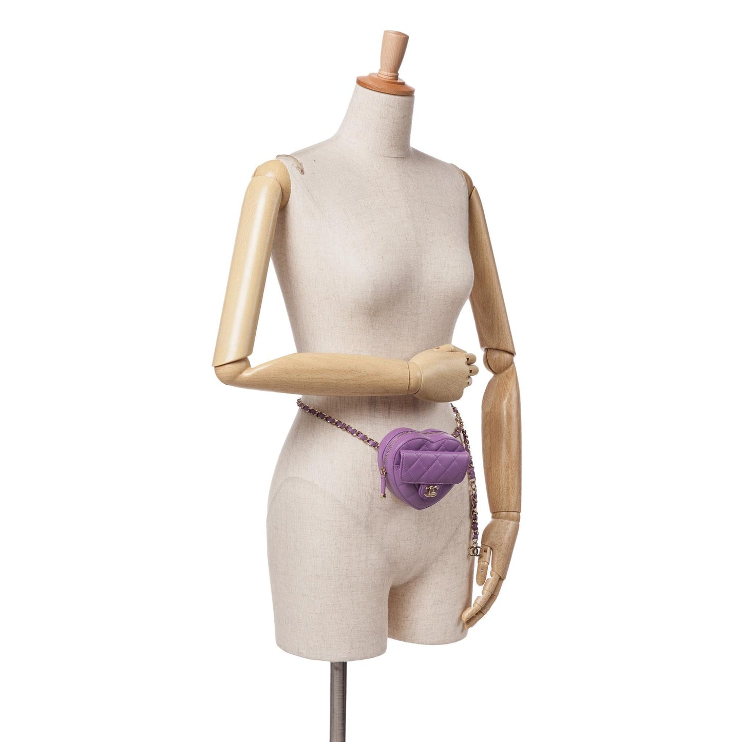 Chanel Mini Lambskin CC in Love Heart Belt Bag