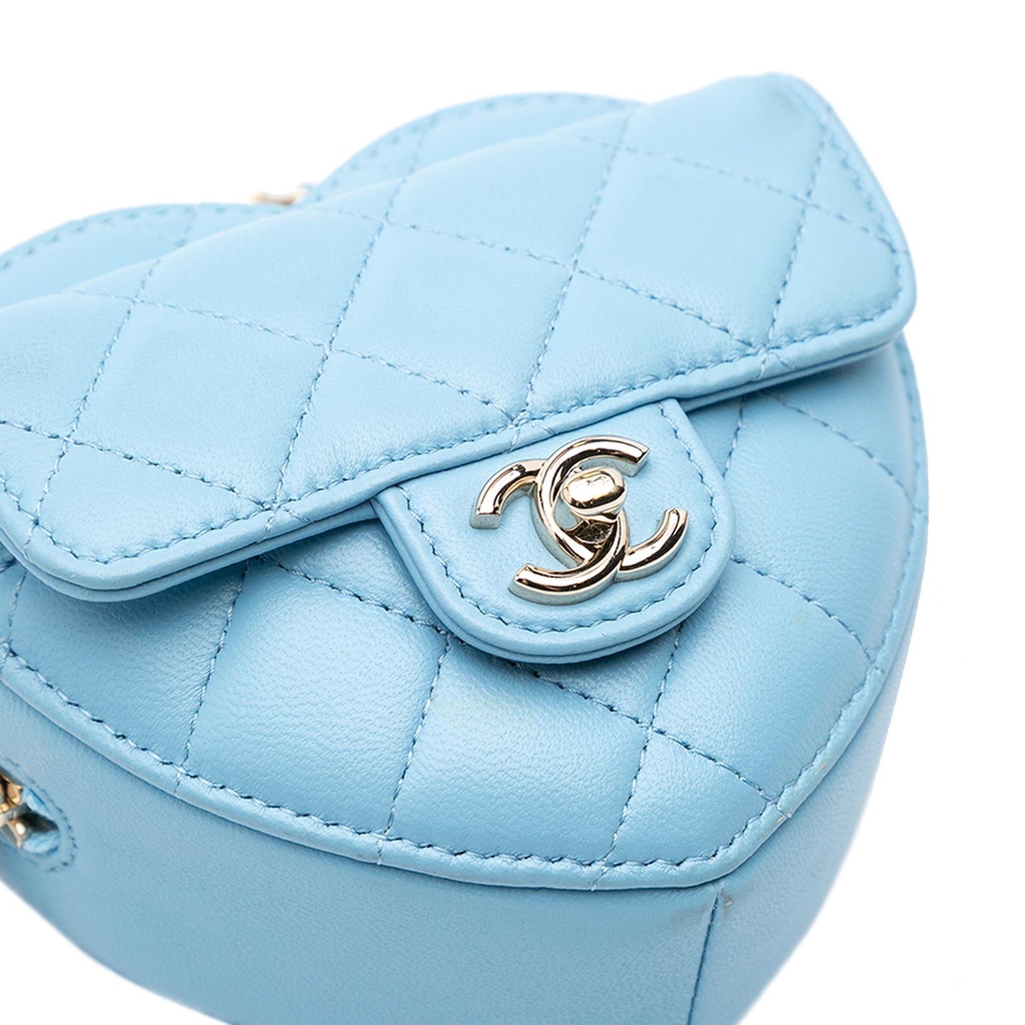 Chanel Mini Lambskin CC in Love Heart Belt Bag