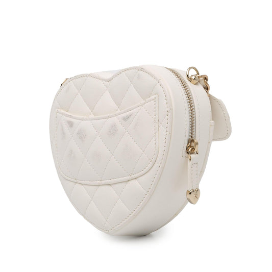 Chanel Mini Lambskin CC in Love Heart Crossbody