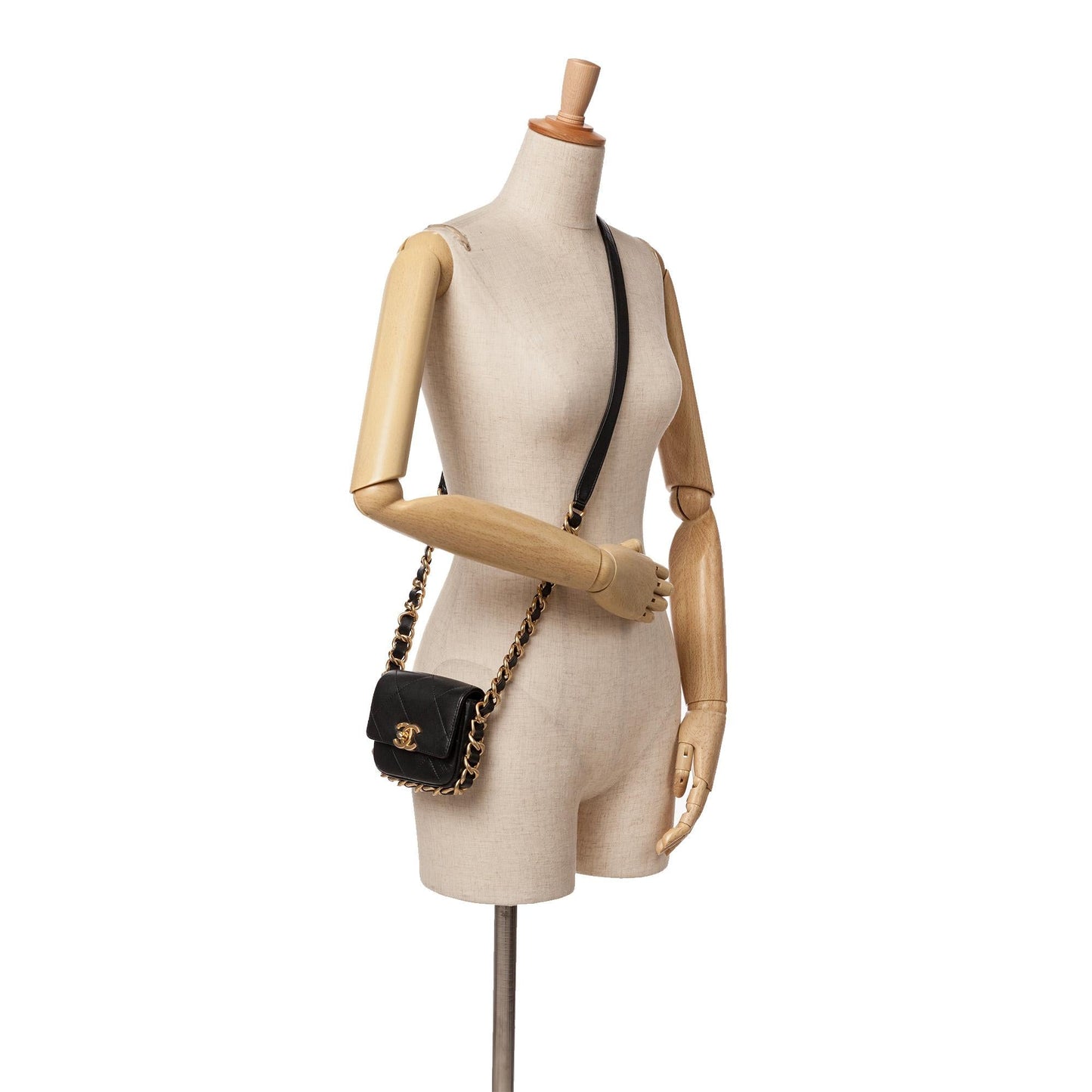 Chanel Mini Quilted Calfskin Framing Chain Flap