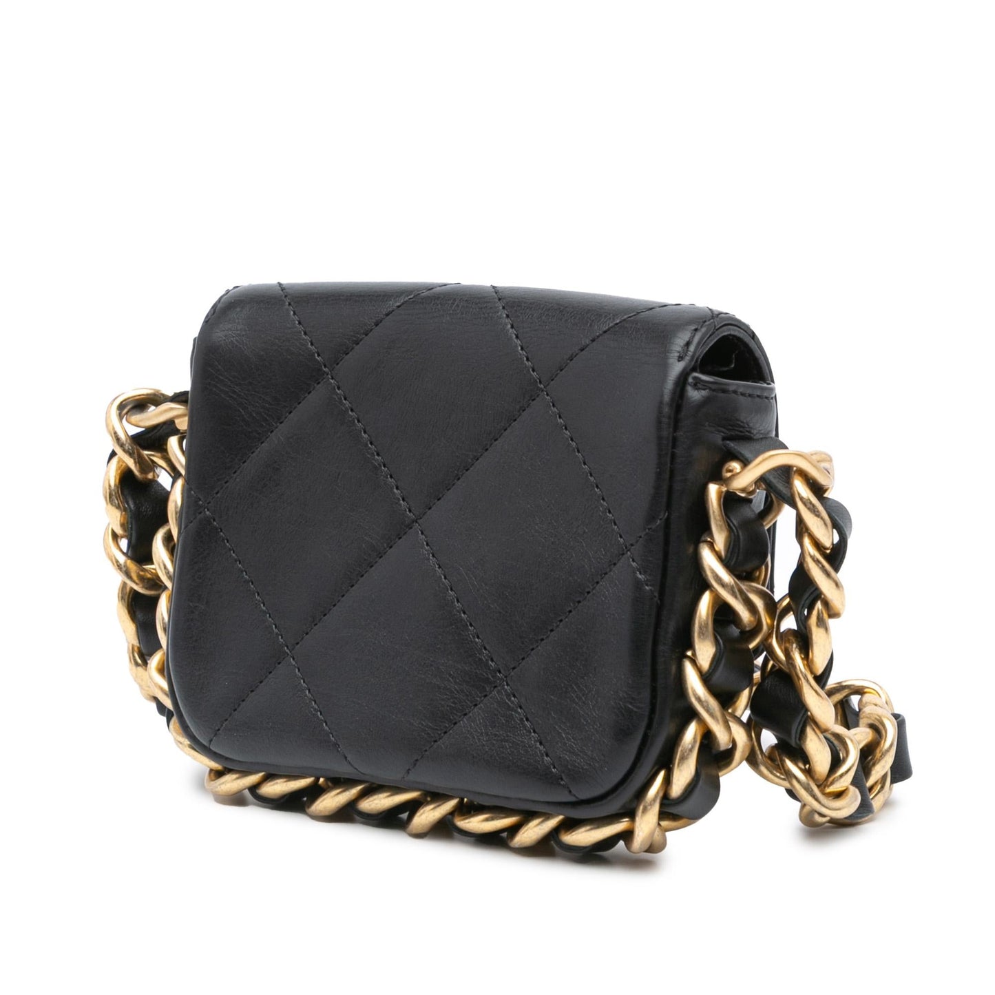 Chanel Mini Quilted Calfskin Framing Chain Flap