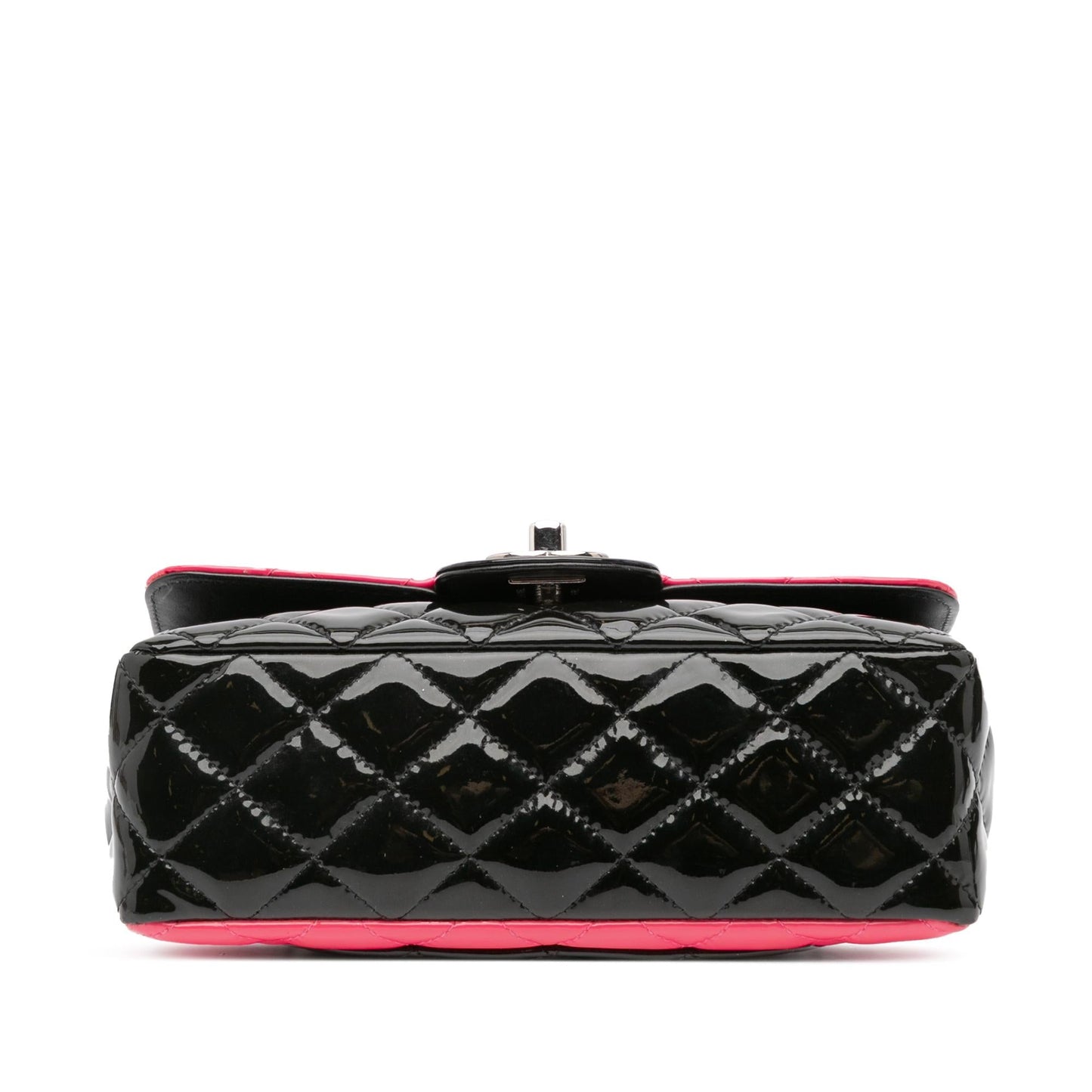 Chanel Mini Rectangular Bicolor Patent Leather Flap Bag