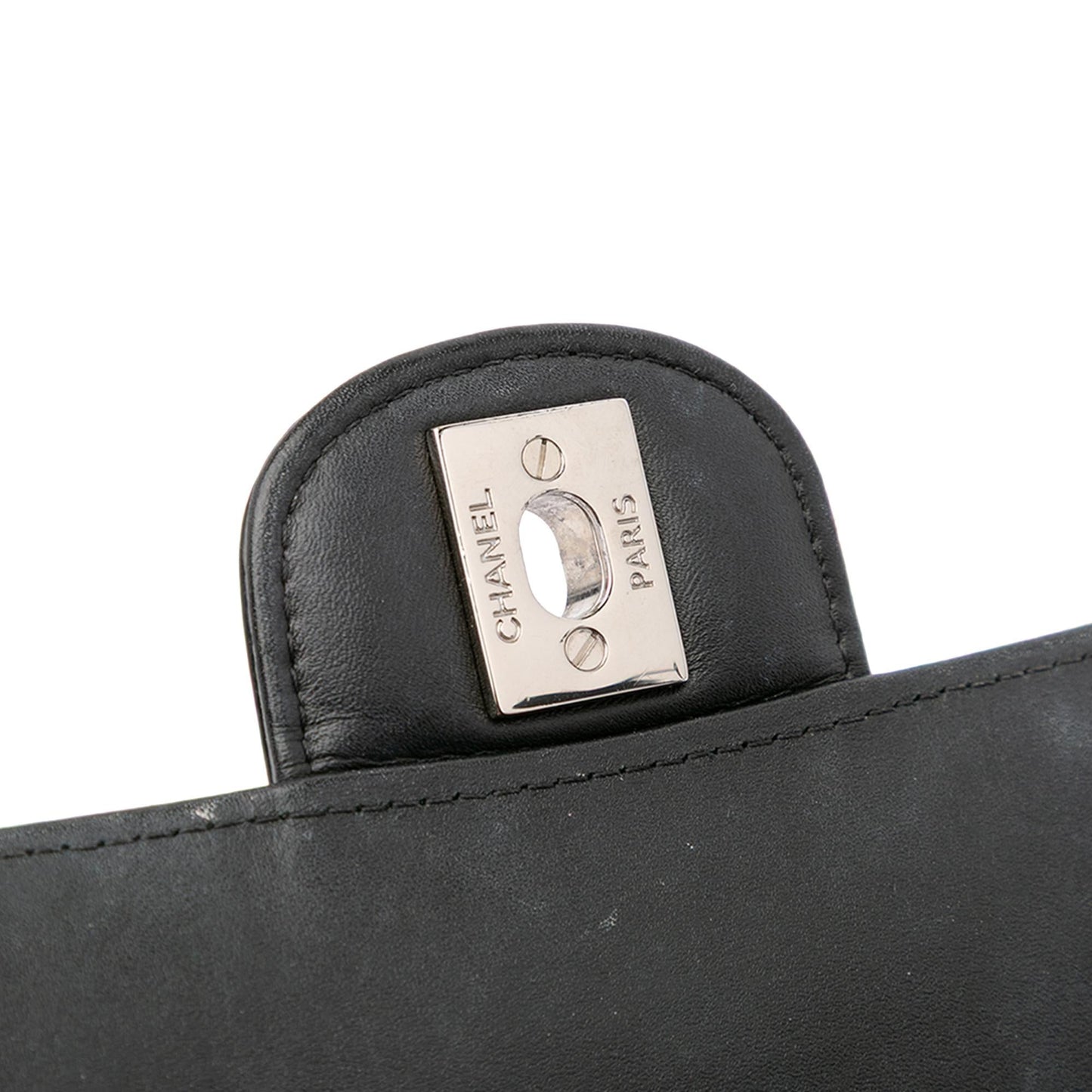 Chanel Mini Rectangular Bicolor Patent Leather Flap Bag