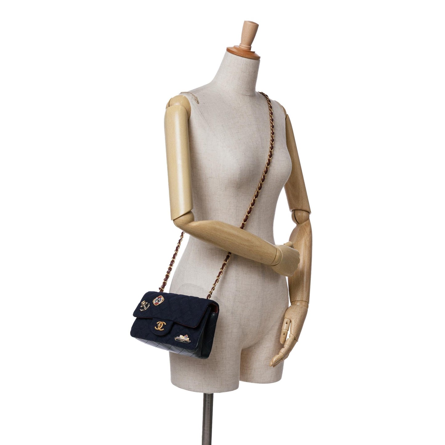 Chanel Mini Rectangular Classic Jersey Sailor Single Flap