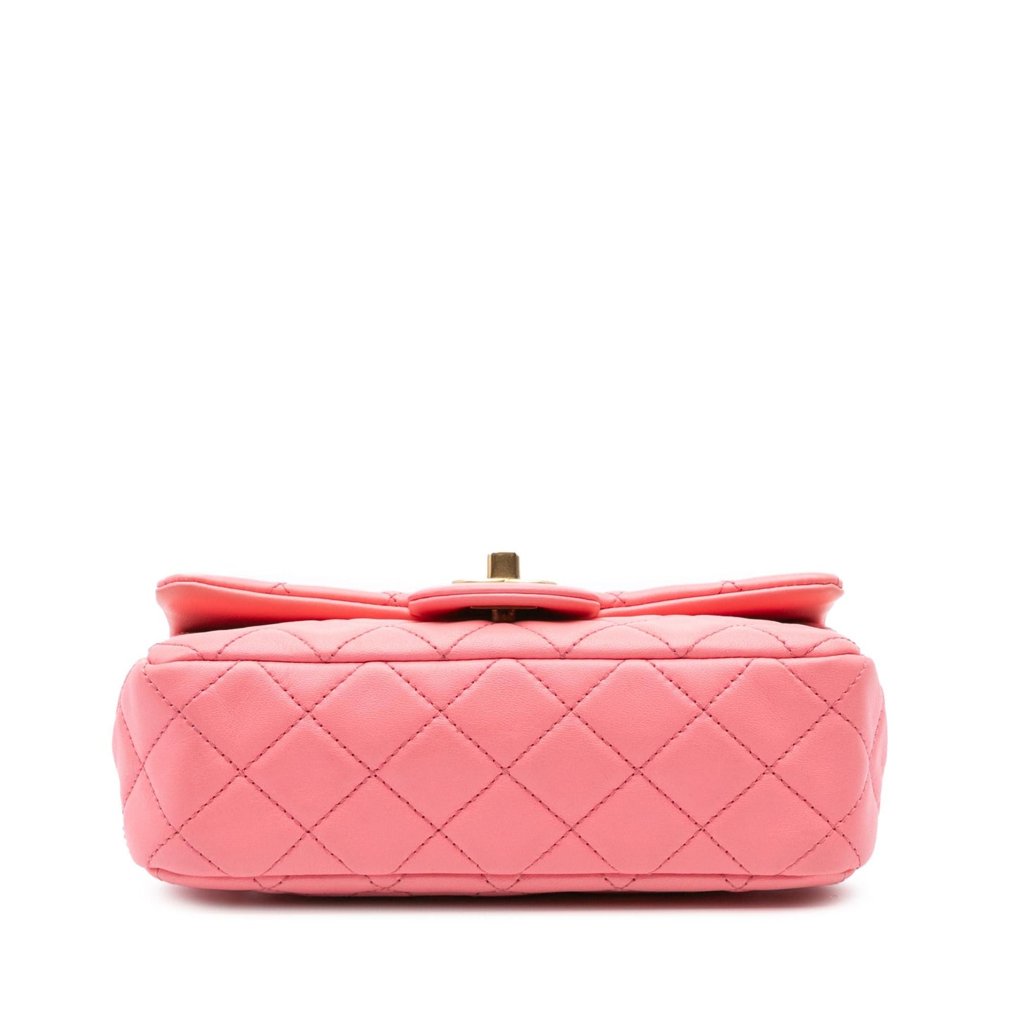 Chanel Mini Rectangular Classic Lambskin Pearl Crush Single Flap