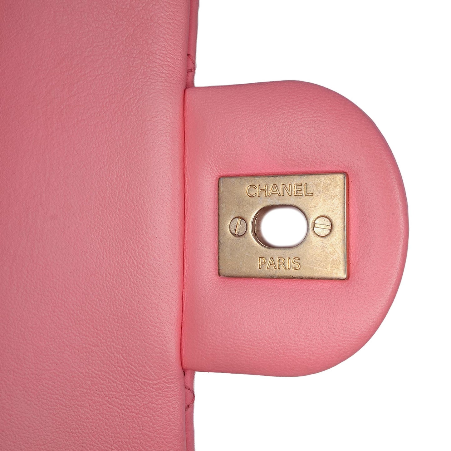 Chanel Mini Rectangular Classic Lambskin Pearl Crush Single Flap