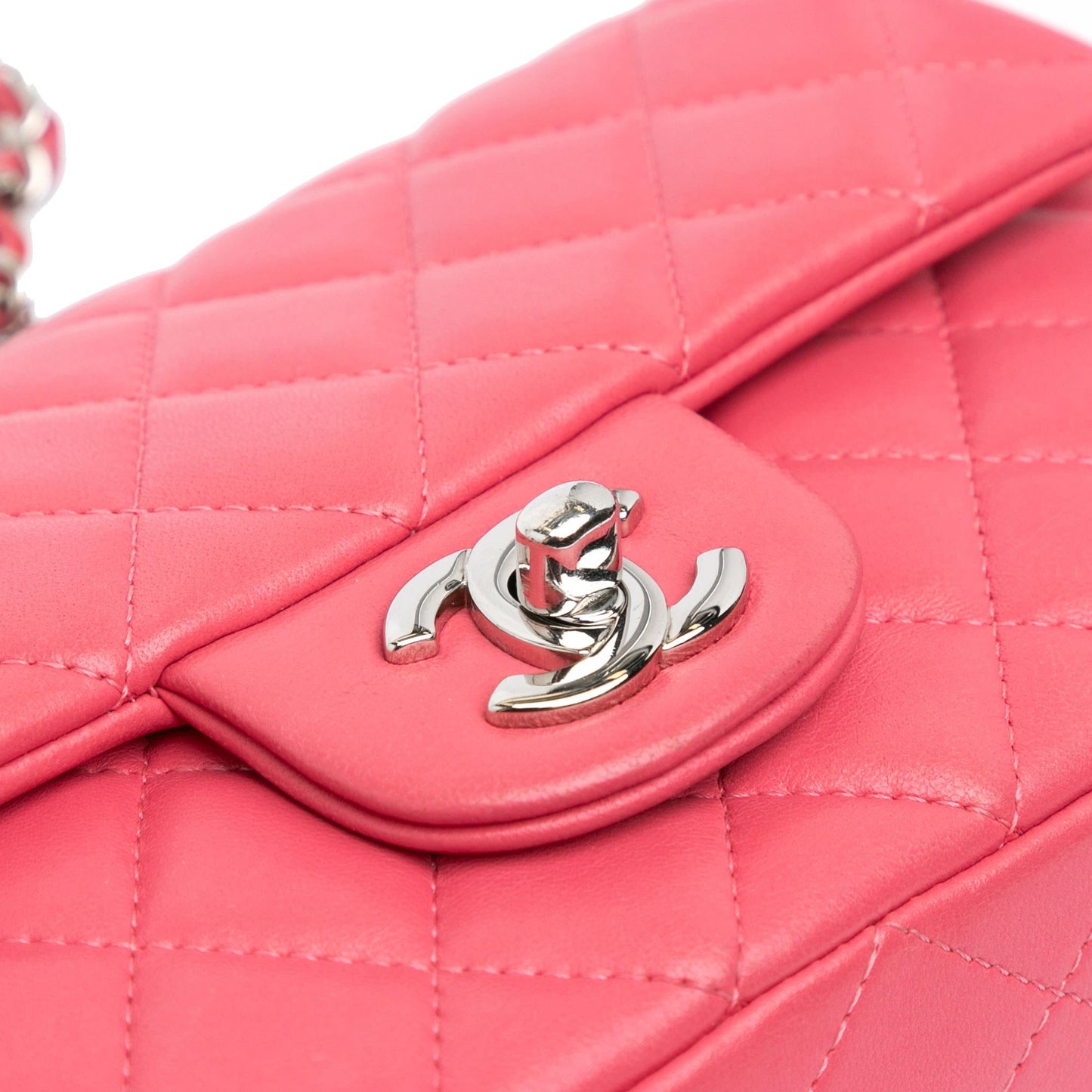 Chanel Mini Rectangular Classic Lambskin Single Flap