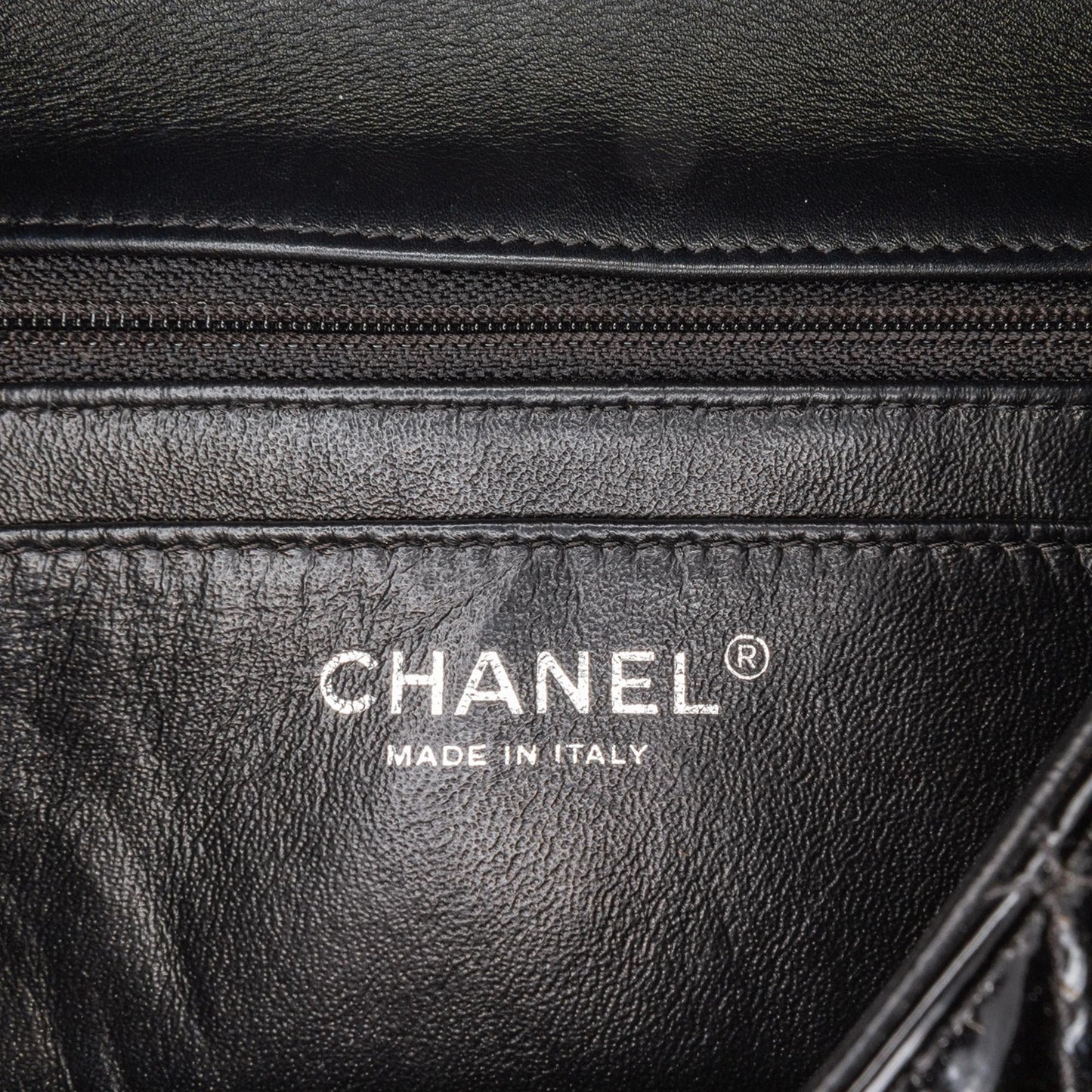 Chanel Mini Rectangular Classic Patent Single Flap