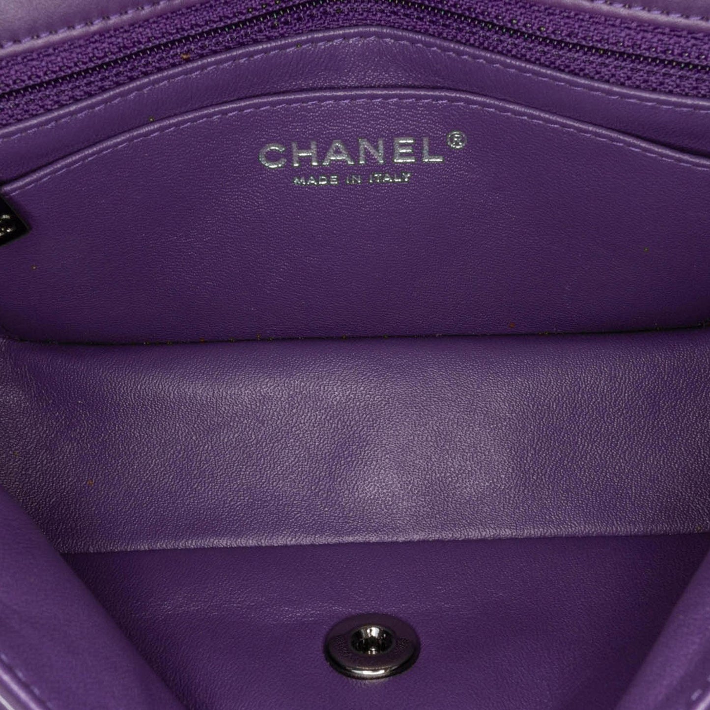 Chanel Mini Rectangular Classic Patent Single Flap