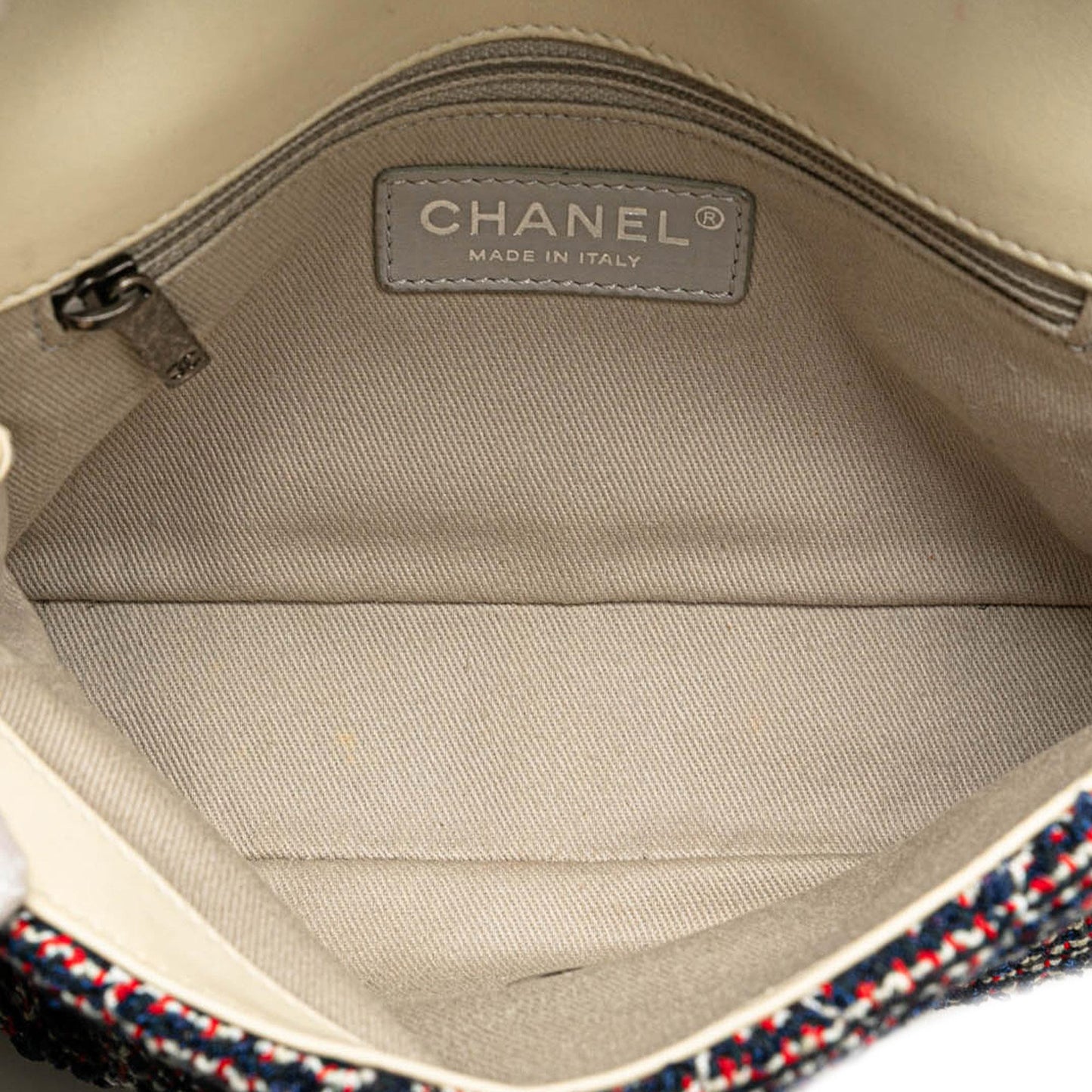 Chanel Mini Rectangular Tweed Single Flap