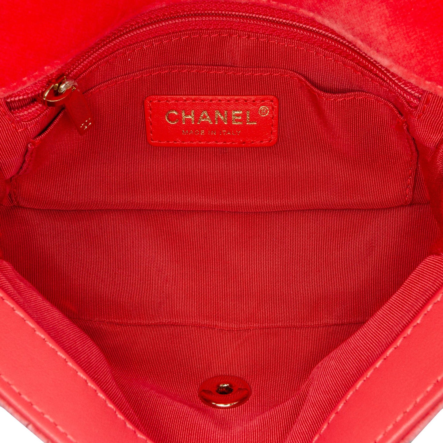 Chanel Mini Rectangular Velvet Pearl Crush Flap