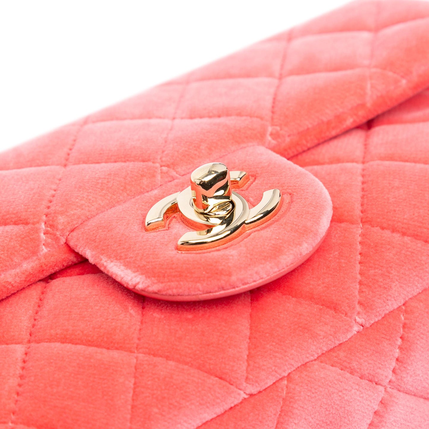 Chanel Mini Rectangular Velvet Pearl Crush Flap