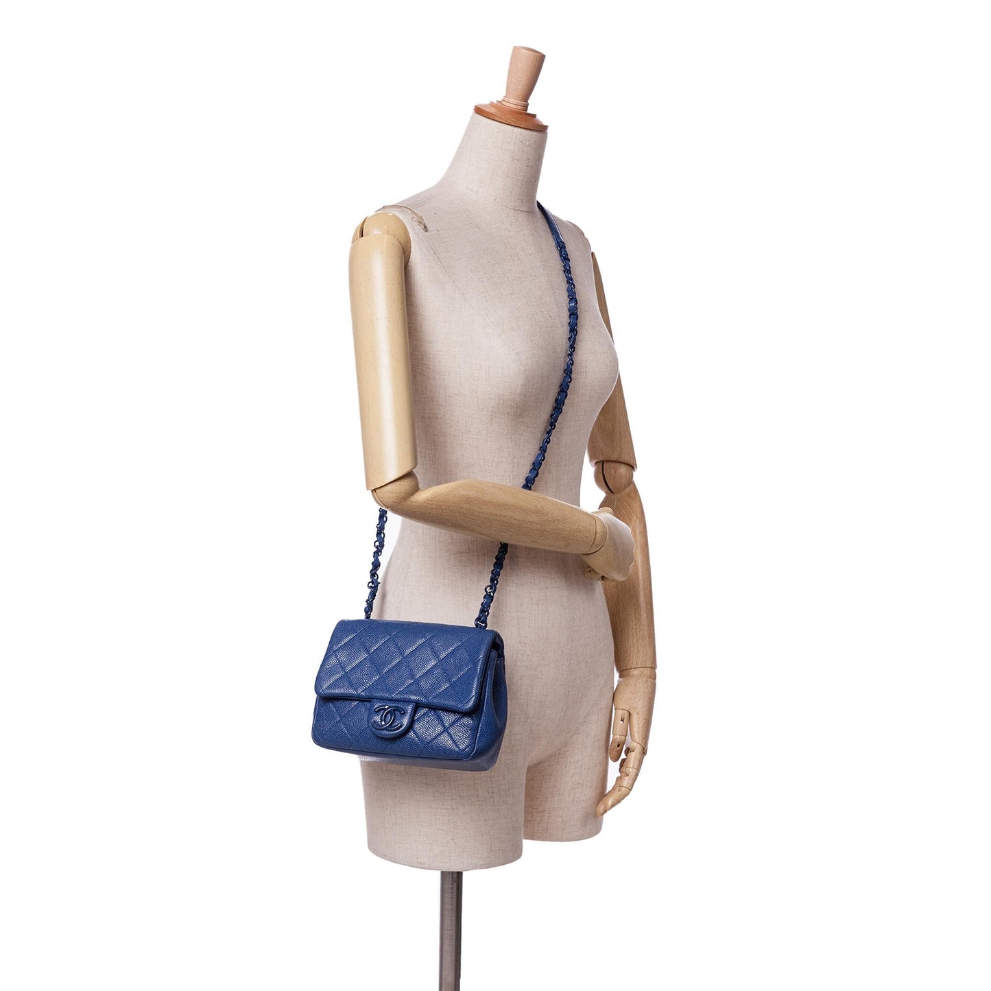 Chanel Mini Square Caviar Incognito Flap