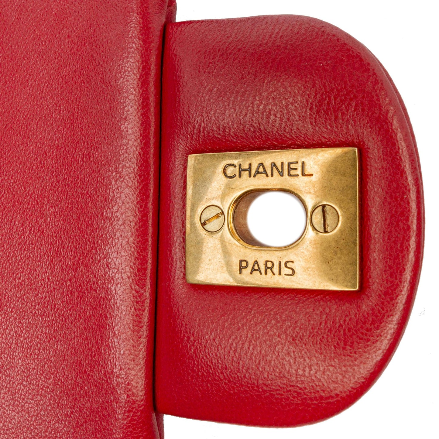 Chanel Mini Square Classic Chevron Lambskin Single Flap
