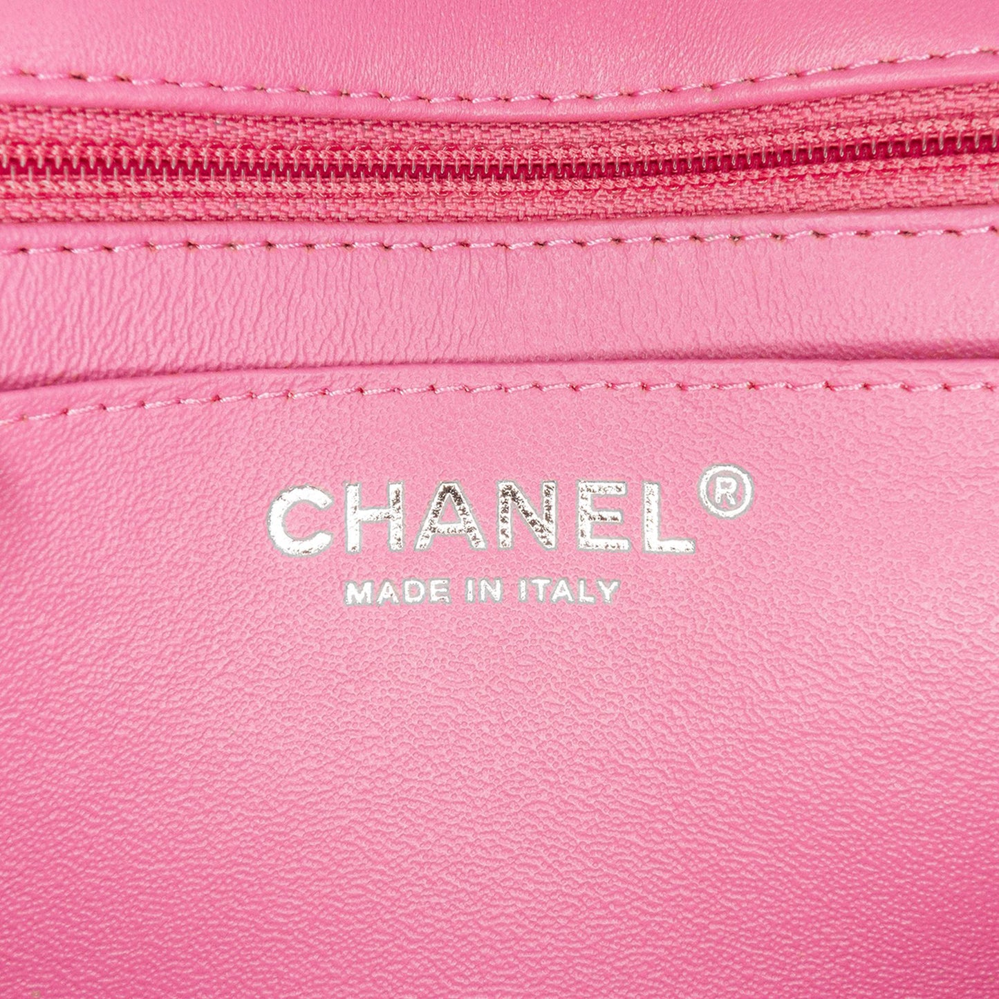 Chanel Mini Square Classic Chevron Lambskin Single Flap