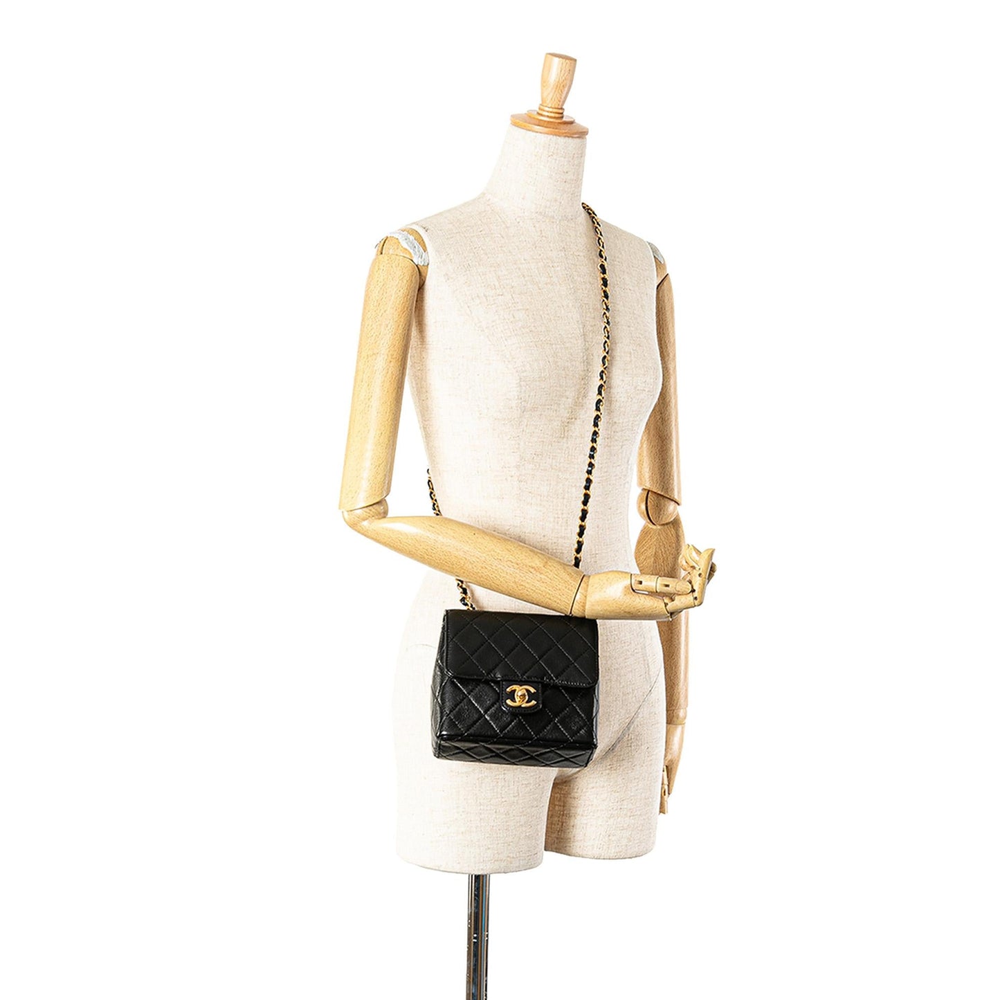 Chanel Mini Square Classic Goatskin Retro Flap