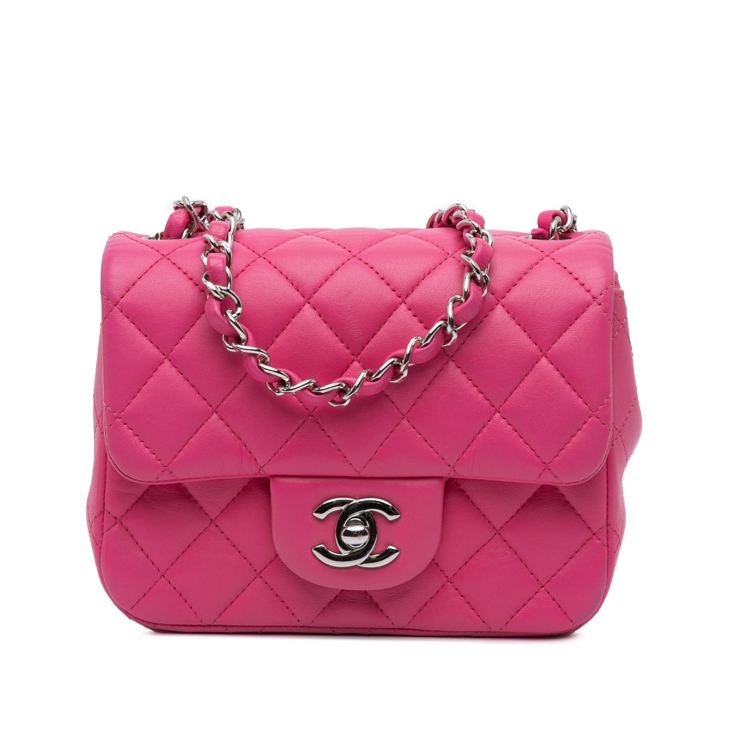 Chanel Mini Square Classic Lambskin Single Flap