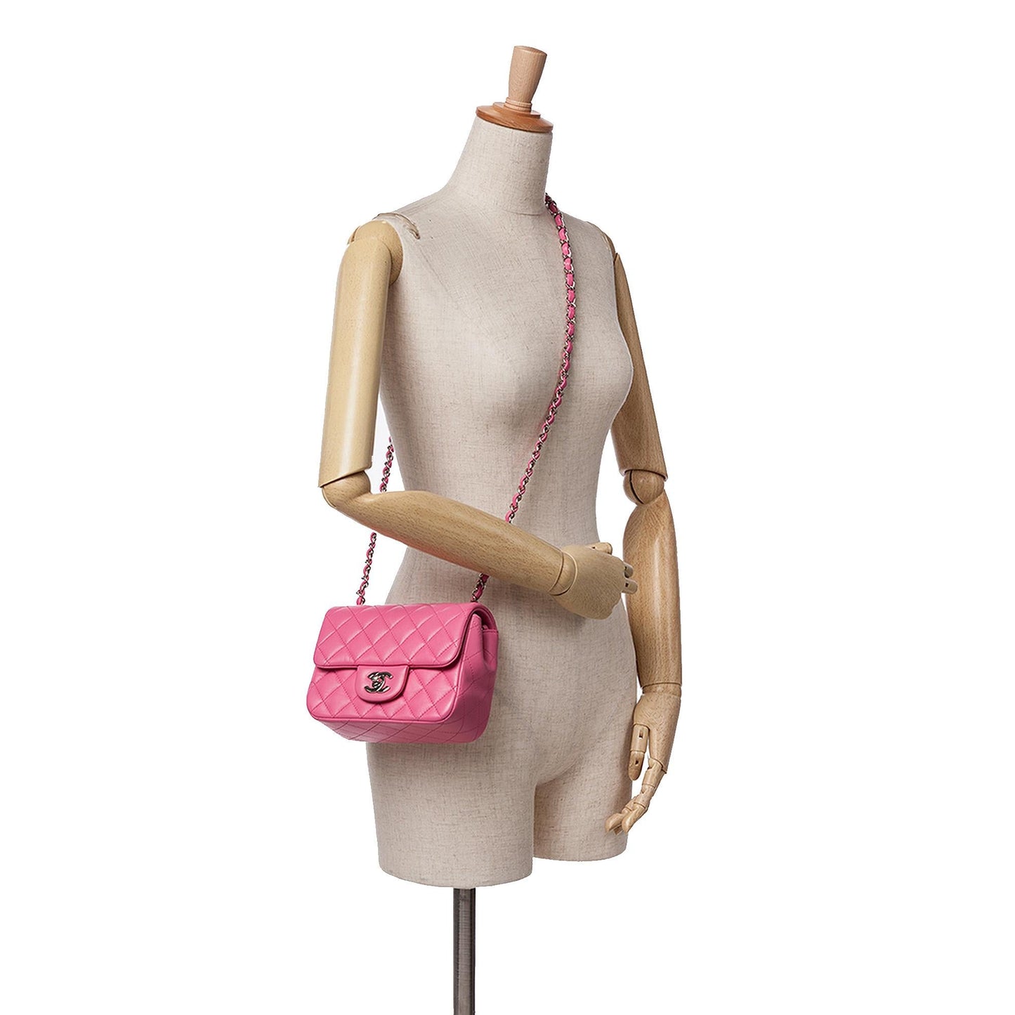 Chanel Mini Square Classic Lambskin Single Flap