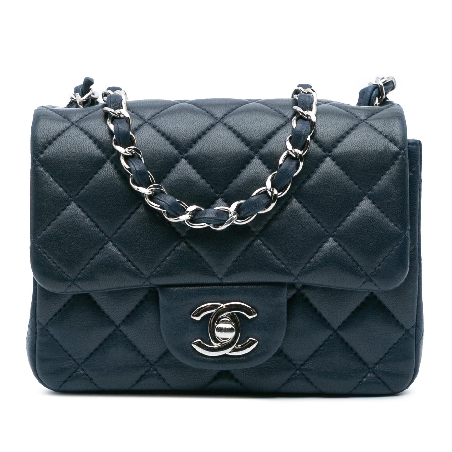 Chanel Mini Square Classic Lambskin Single Flap
