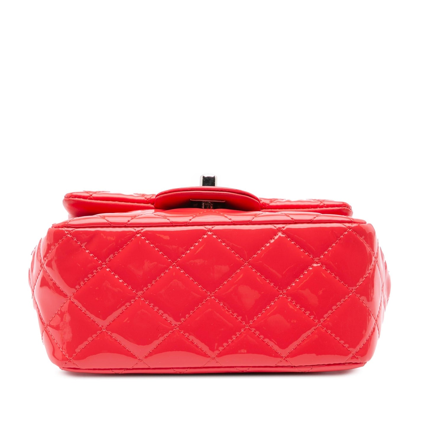 Chanel Mini Square Classic Patent Single Flap