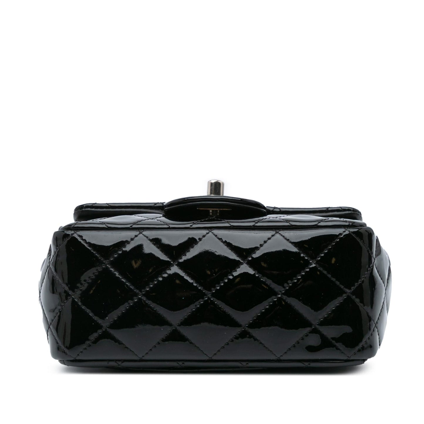 Chanel Mini Square Classic Patent Single Flap