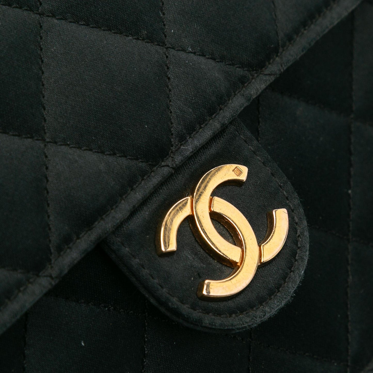 Chanel Mini Square Classic Satin Single Flap