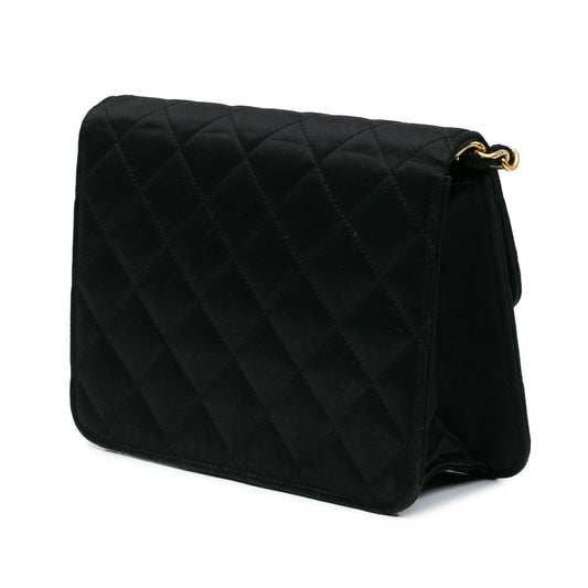 Chanel Mini Square Classic Satin Single Flap