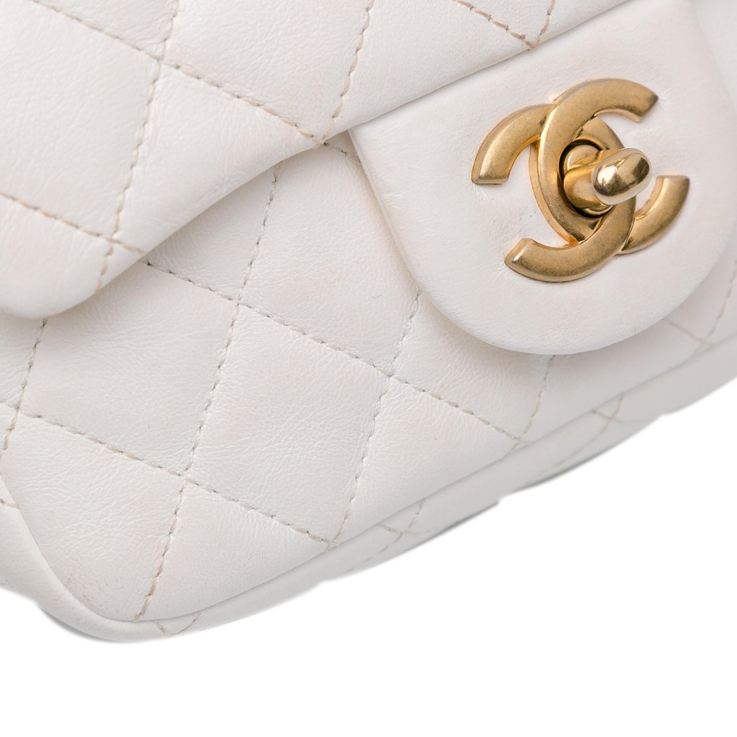Chanel Mini Square Lambskin Romance Single Flap