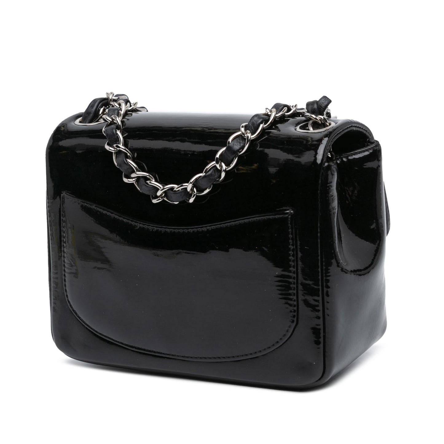 Chanel Mini Square Patent Single Flap