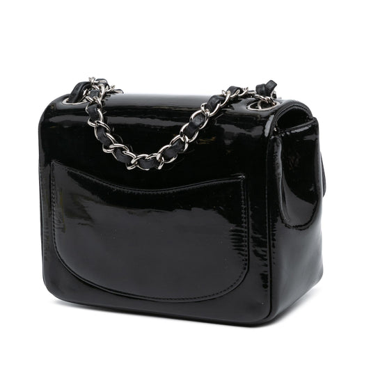 Chanel Mini Square Patent Single Flap
