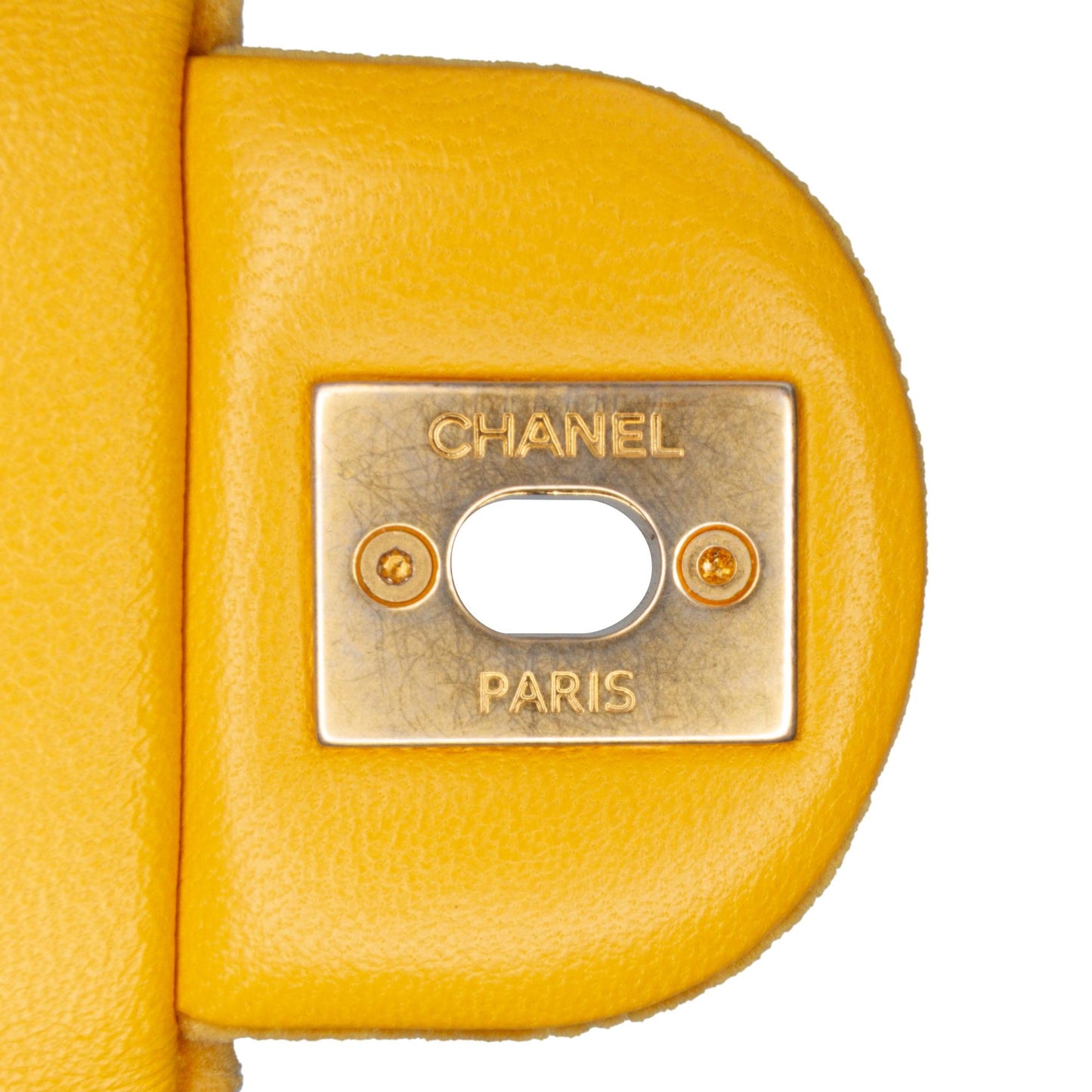 Chanel Mini Square Velvet Camellia Embossed Flap