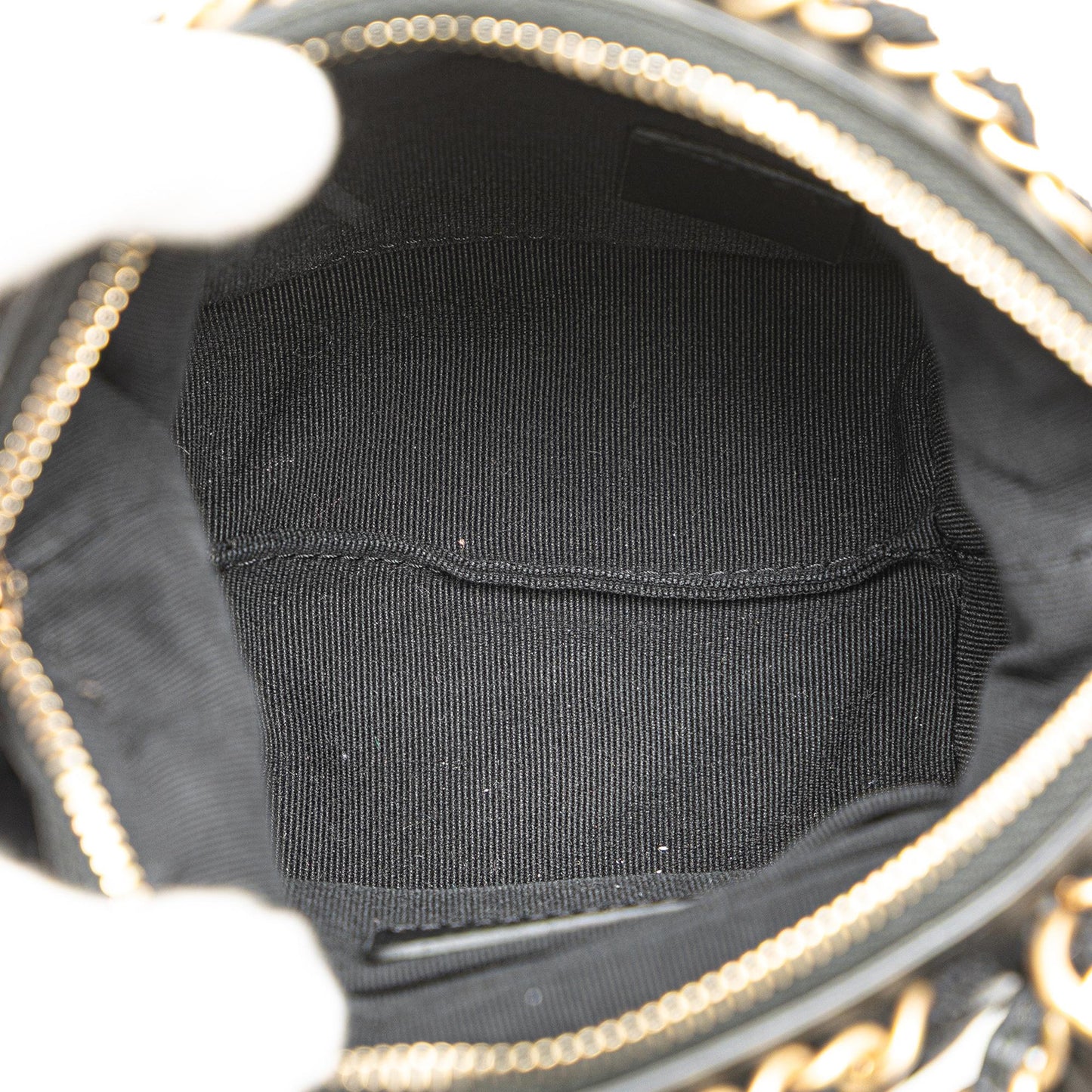 Chanel Nylon Grosgrain Lifestyle Clutch with Chain