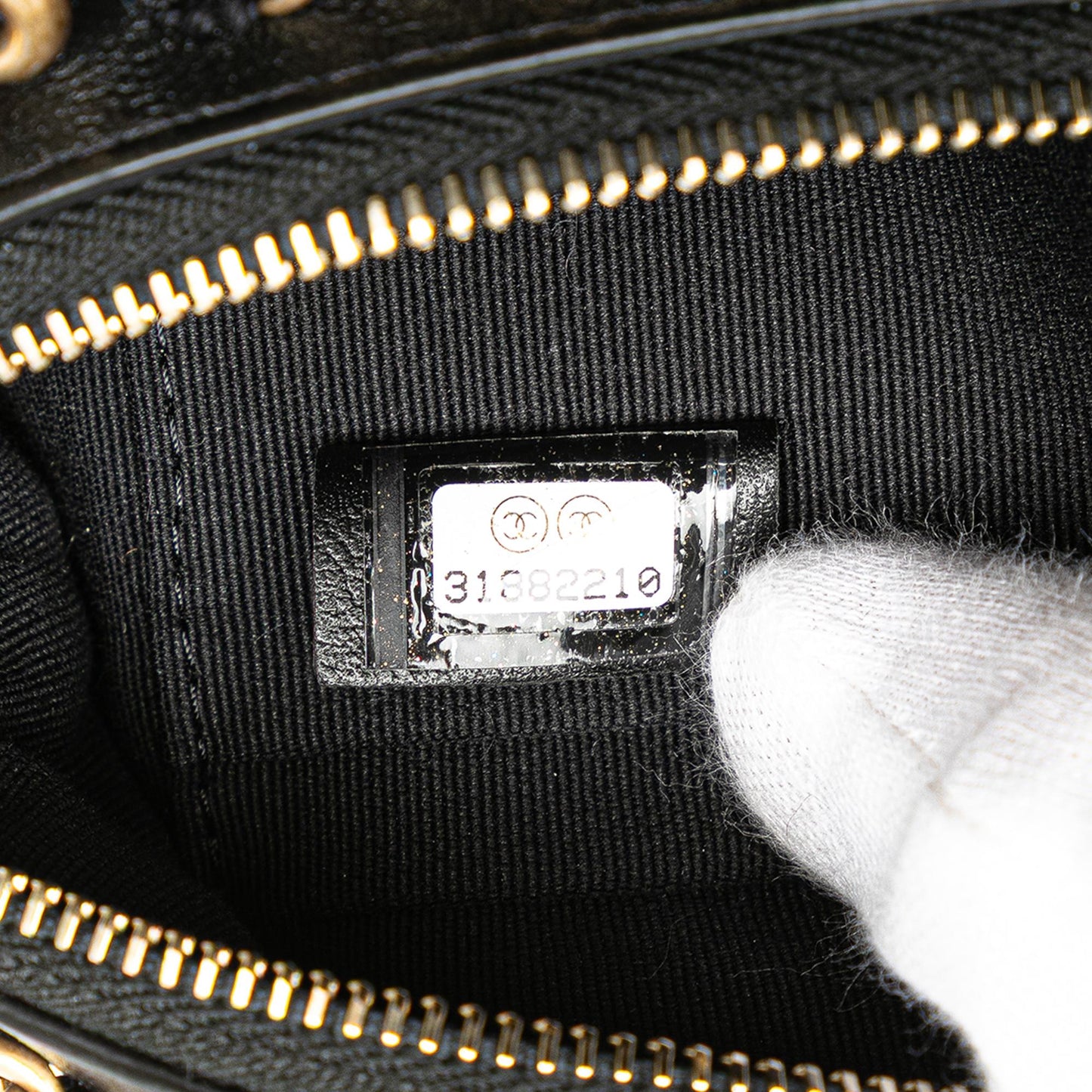 Chanel Nylon Grosgrain Lifestyle Clutch with Chain