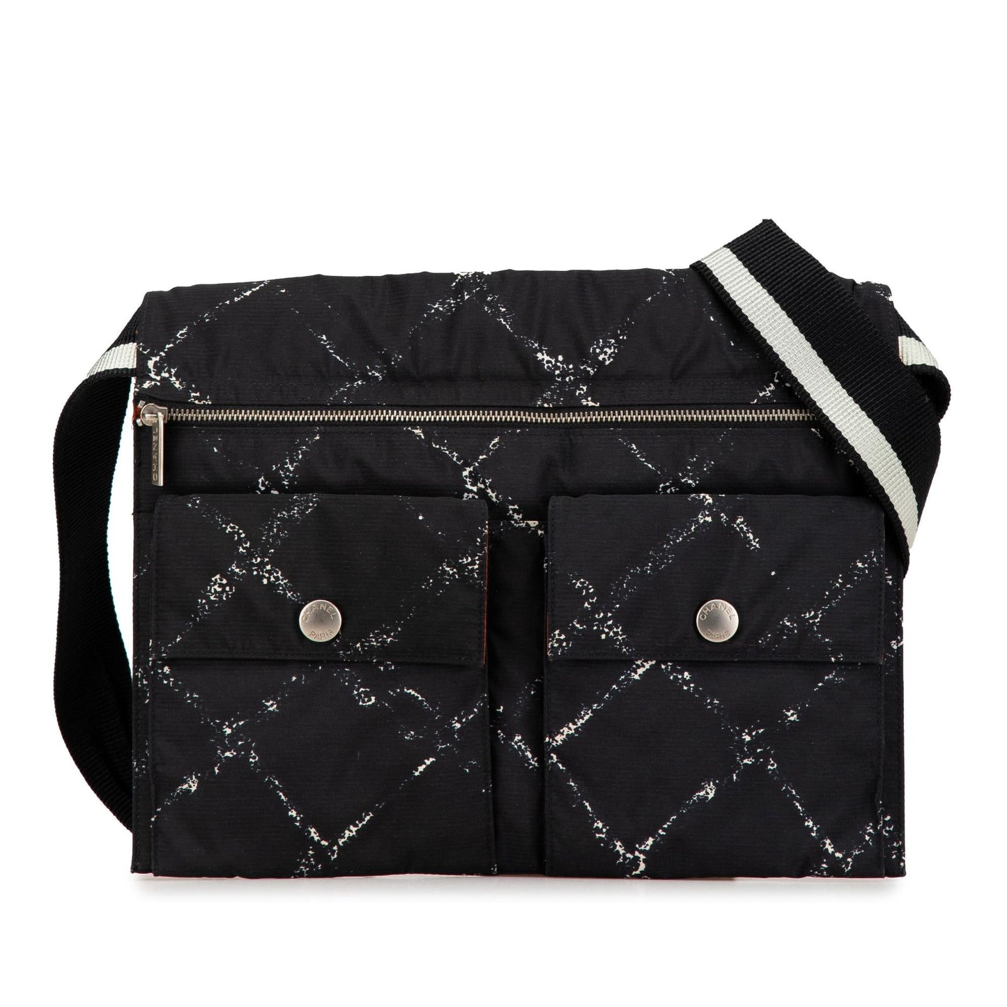 Chanel Old Travel Line Nylon Belt Bag