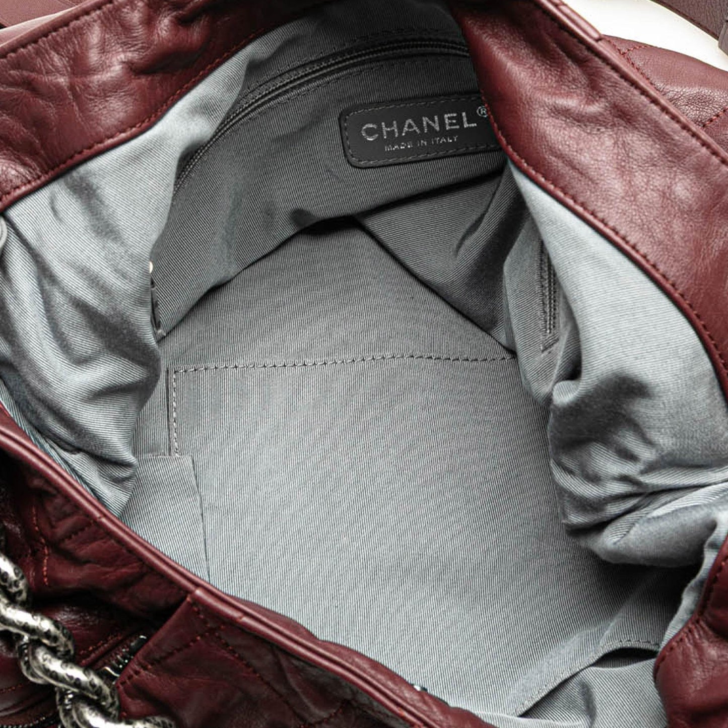 Chanel Quilted Calfskin Coco Pleats Hobo
