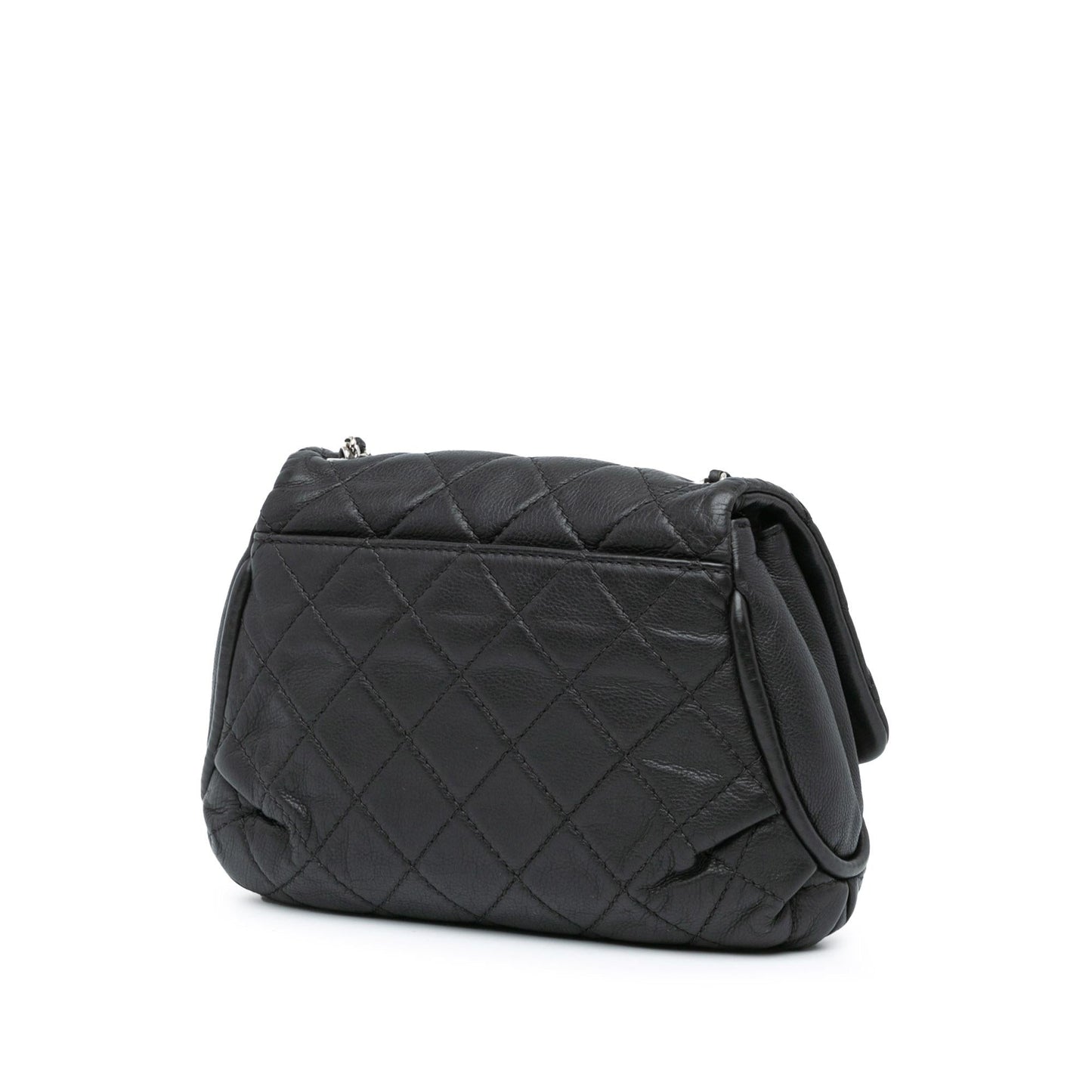 Chanel Quilted Calfskin Curvy Flap (SHG-7XhJvX)