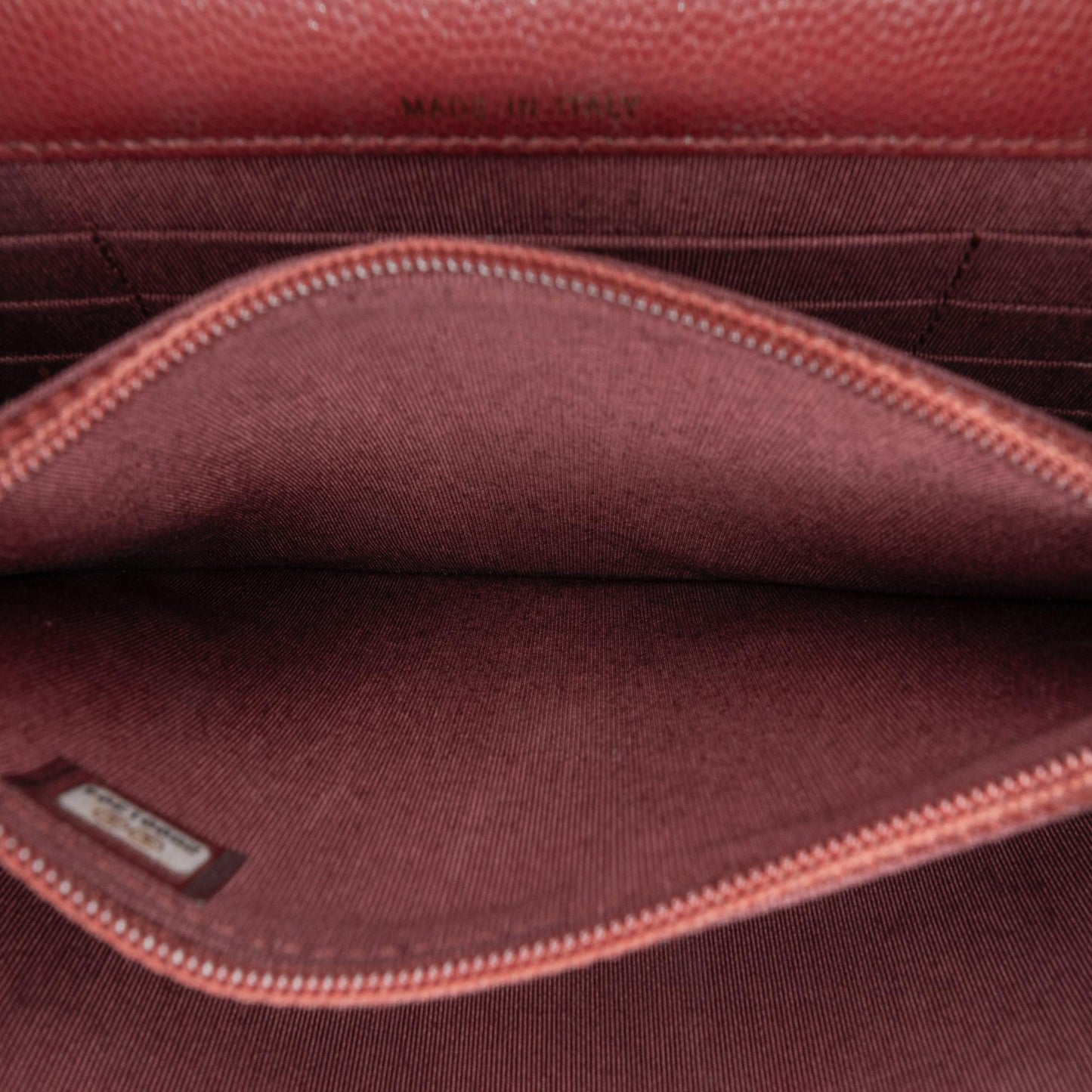 Chanel Quilted Caviar Square Wallet on Chain