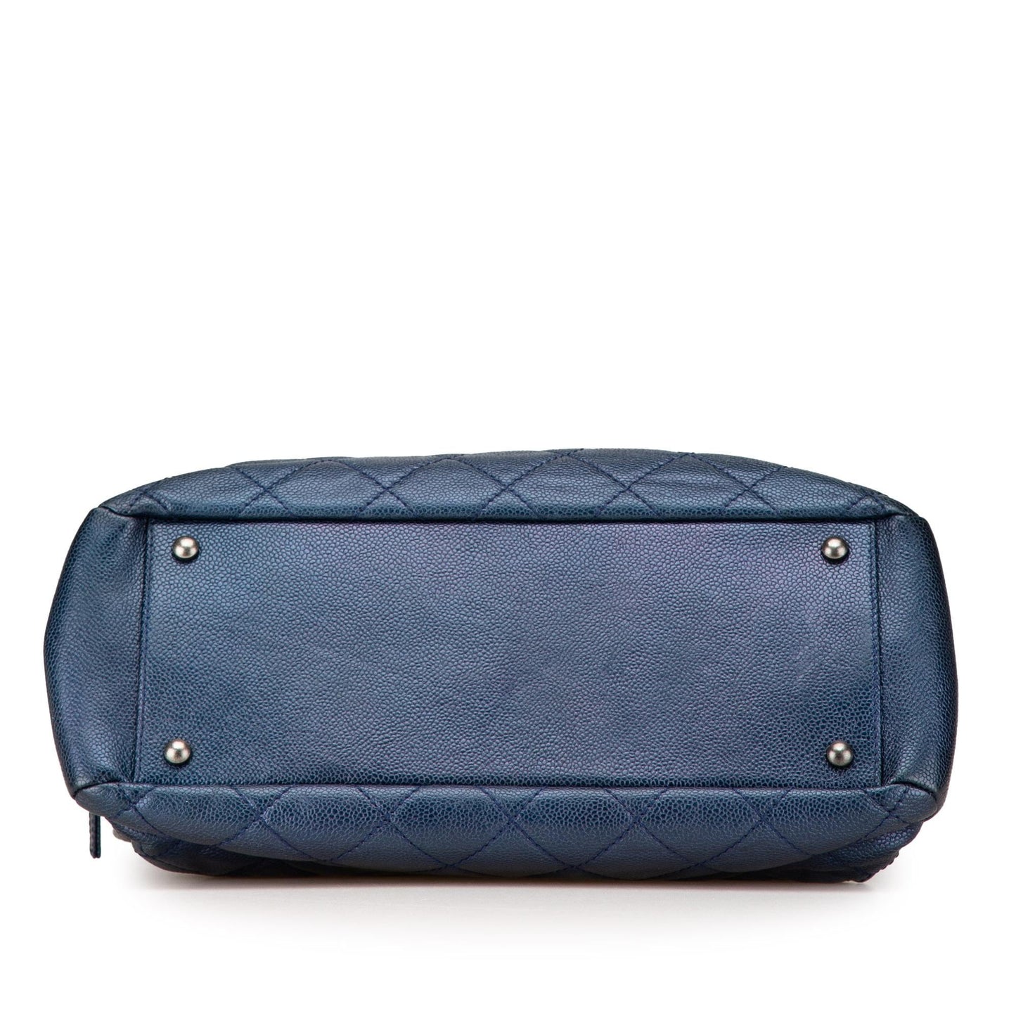Chanel Quilted Iridescent Caviar Chic Shopping Tote