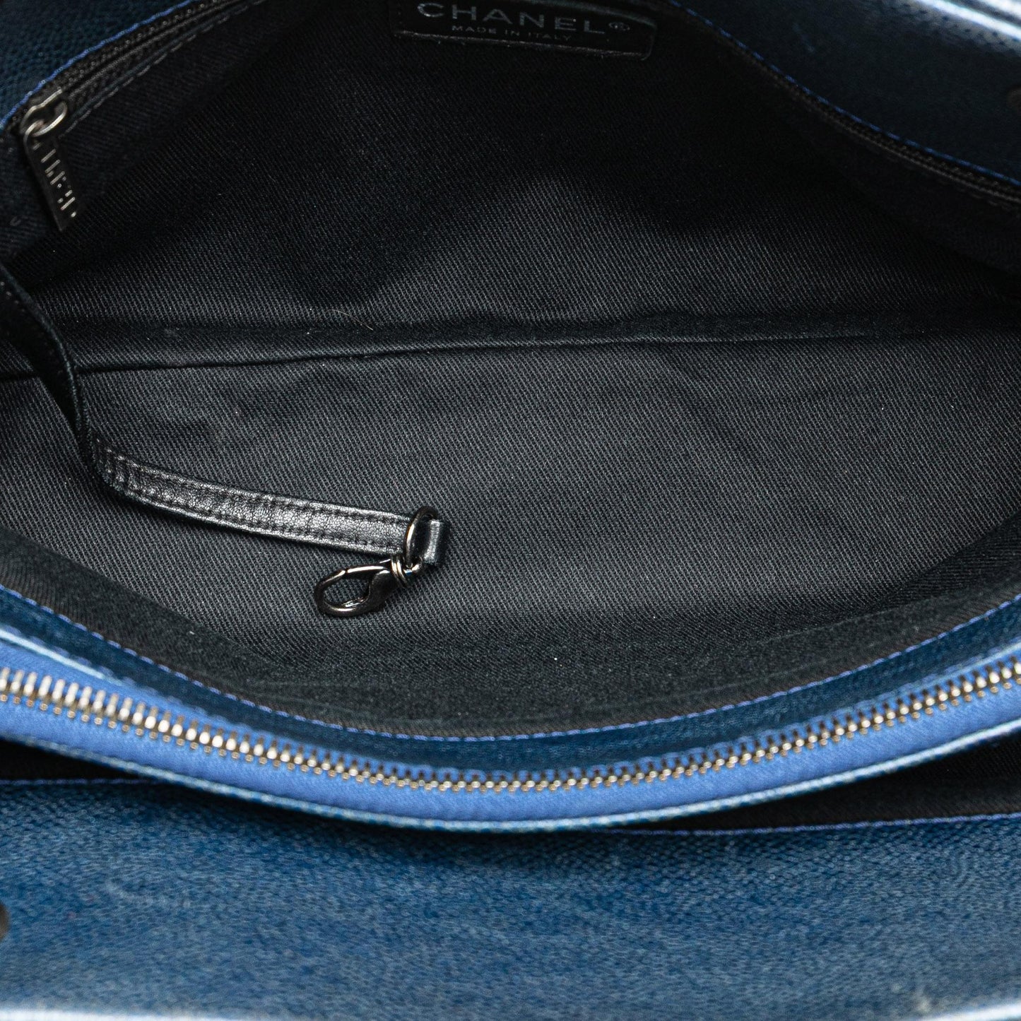 Chanel Quilted Iridescent Caviar Chic Shopping Tote