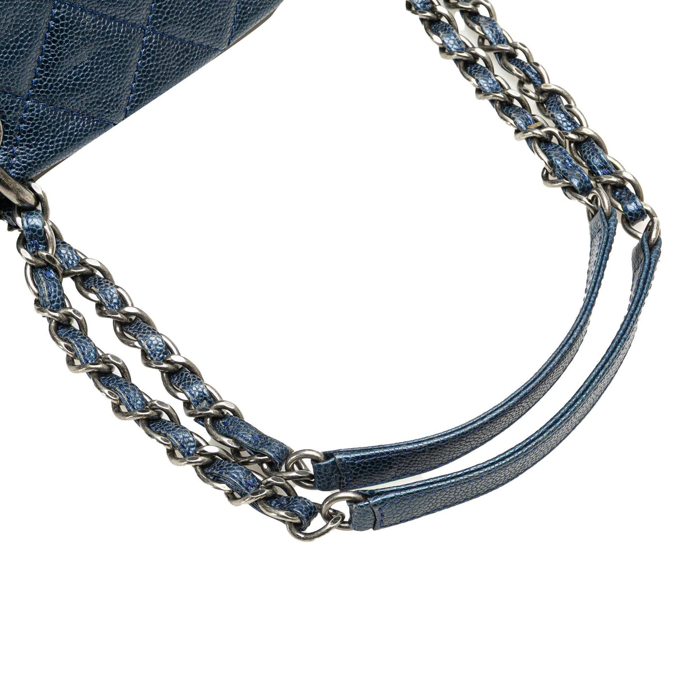 Chanel Quilted Iridescent Caviar Chic Shopping Tote