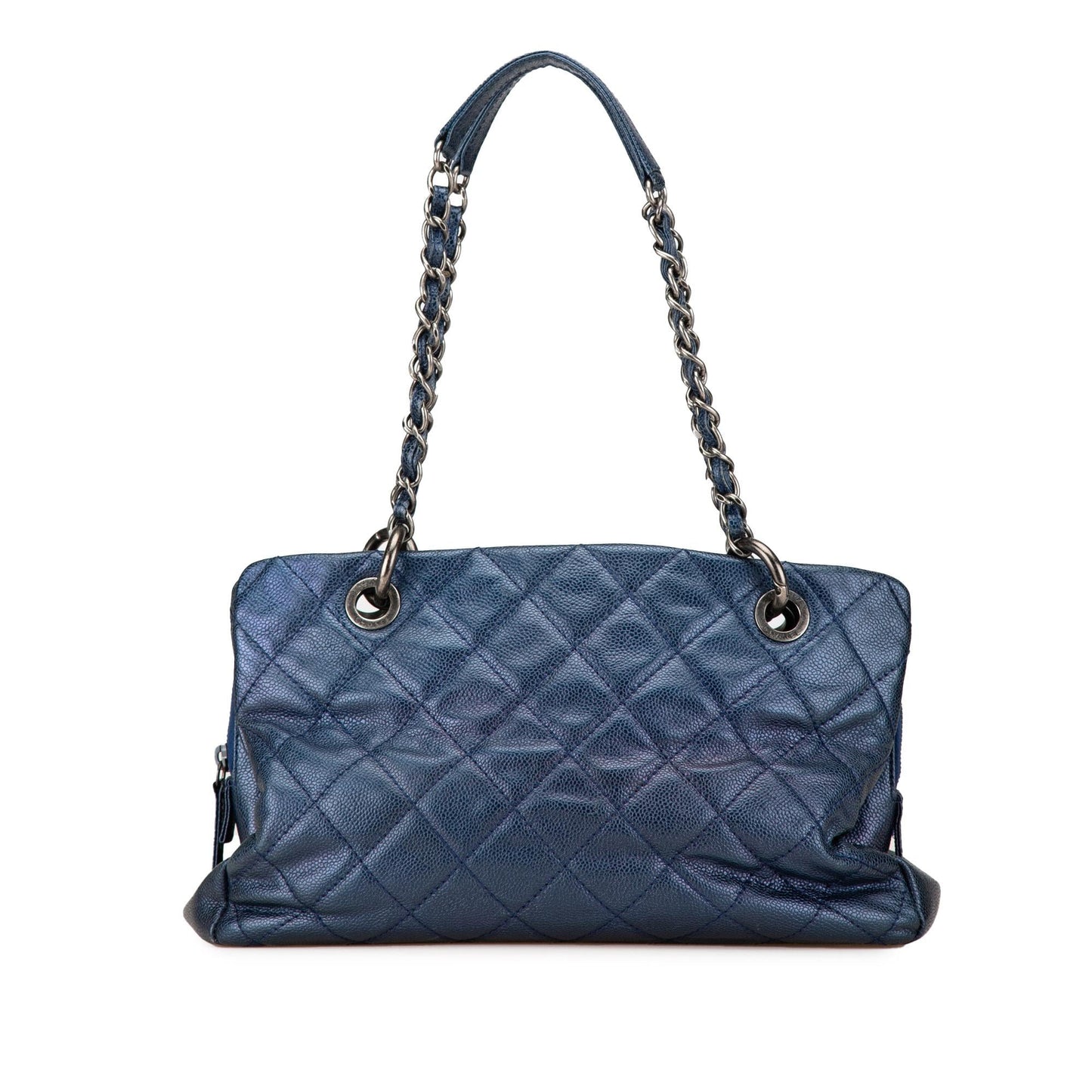 Chanel Quilted Iridescent Caviar Chic Shopping Tote