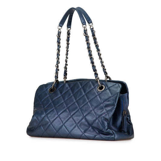 Chanel Quilted Iridescent Caviar Chic Shopping Tote